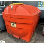 H2500 Bunded Waste Oil Tank, 2500litres (LOCATION: Nottingham – collection Monday 18 March and