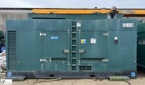 Caterpillar XQ455 diesel Generator Set, in acoustic cabinet, comprising Leroy LL6014J alternator