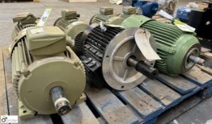 3 various Electric Motors, up to 5.5kw (LOCATION: Carlisle – collection Tuesday 19 March and