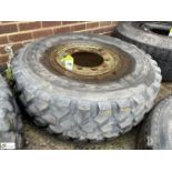 Michelin 395/85R.20XZL Wheel Rim with tyre (LOCATION: Nottingham – collection Monday 18 March and