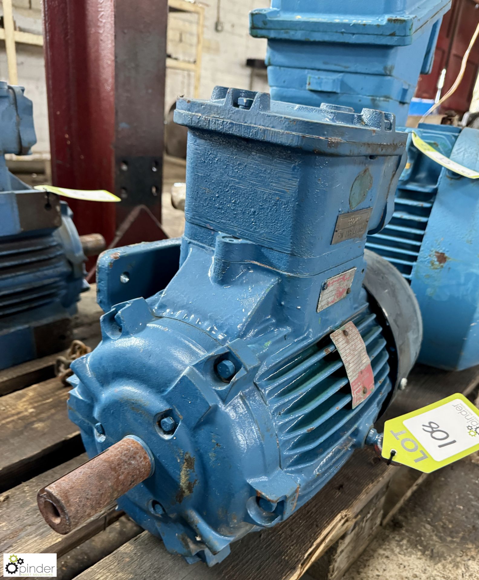 Brook Crompton AE132M Electric Motor, 7.5kw (LOCATION: Nottingham – collection Monday 18 March and - Bild 4 aus 5