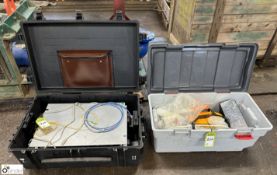 Schlumberger portable Test System including 2 transportation chests (LOCATION: Nottingham –