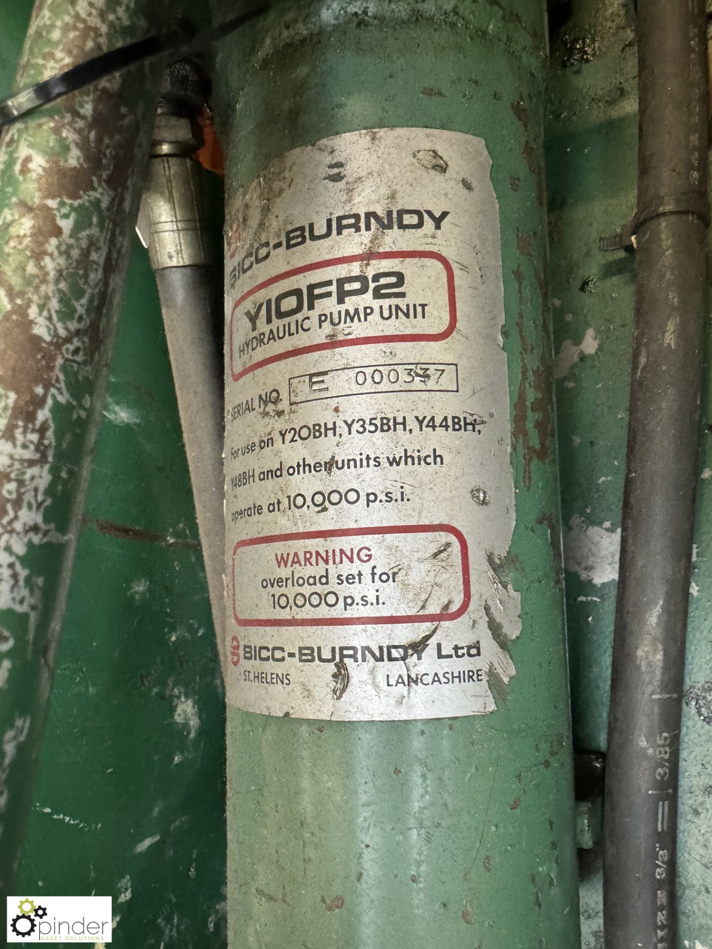 2 manual hydraulic Pumps (LOCATION: Carlisle – collection Tuesday 19 March and Wednesday 20 March by - Image 3 of 5