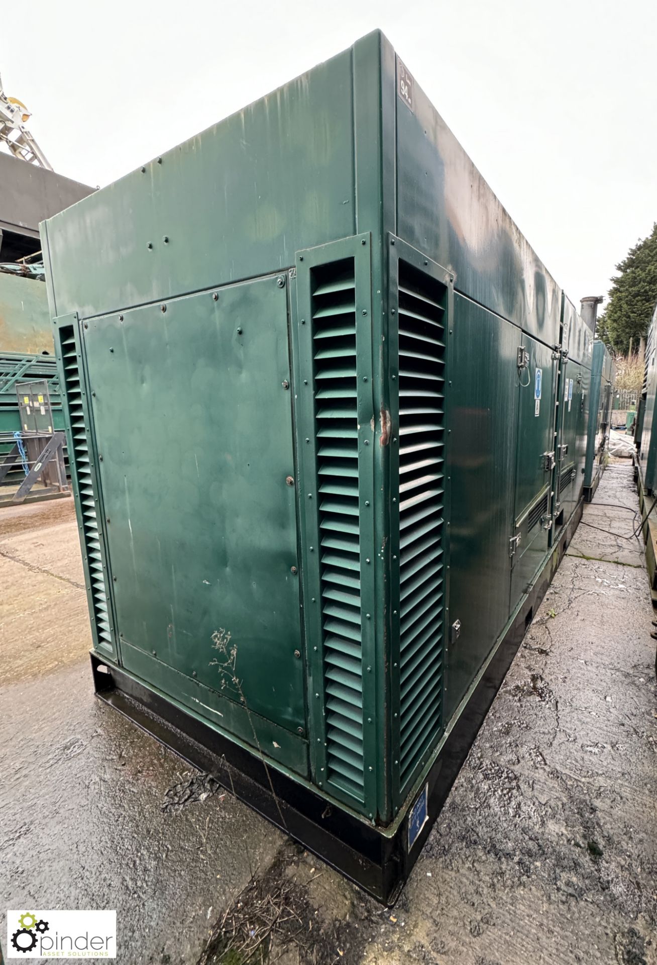 Caterpillar XQ455 diesel Generator Set, in acoustic cabinet, comprising Leroy LL6014J alternator - Image 22 of 29