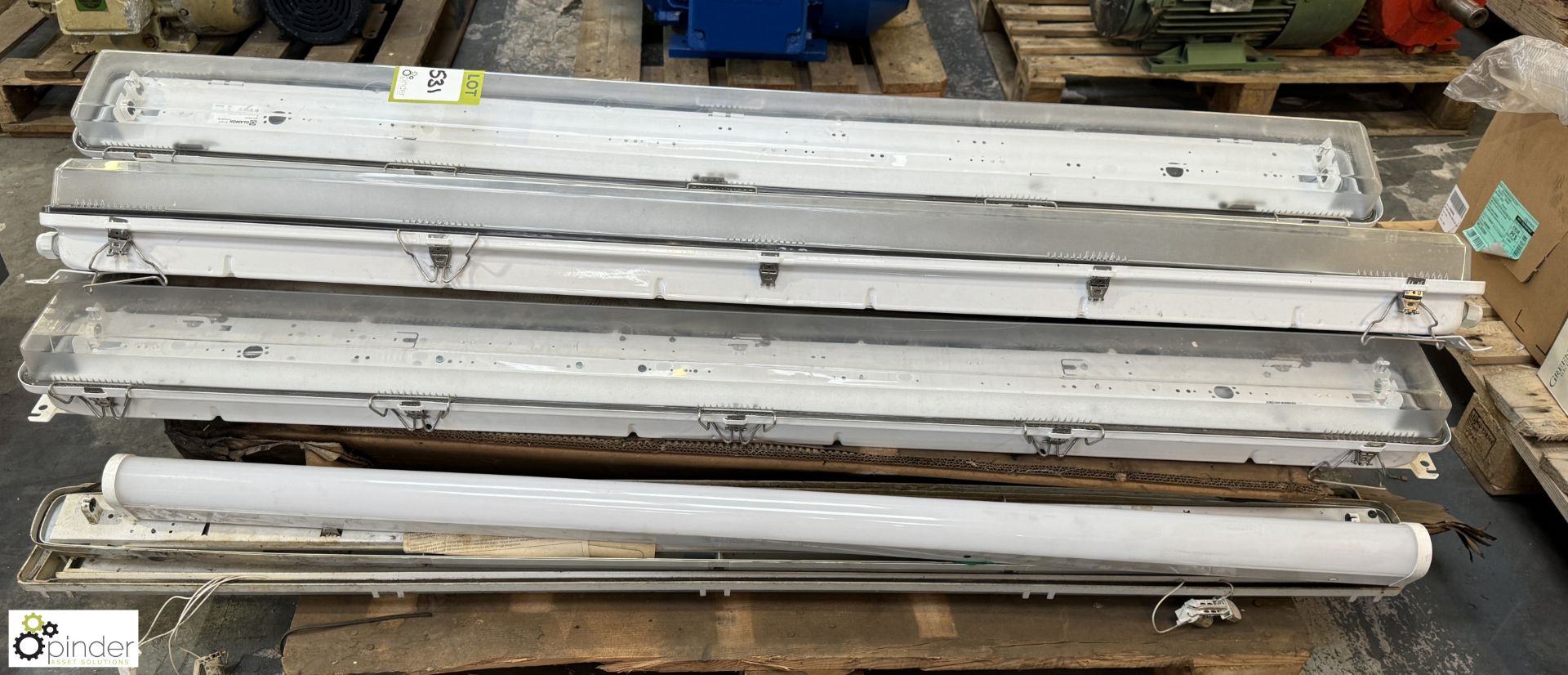 Quantity Fluorescent Light Fittings, to pallet (LOCATION: Carlisle – collection Tuesday 19 March and - Image 2 of 6