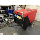 Pramac P6000 S2 single axle diesel driven Generator Set, 4.3kw, 3 x 110volts outlets, 3175hours (