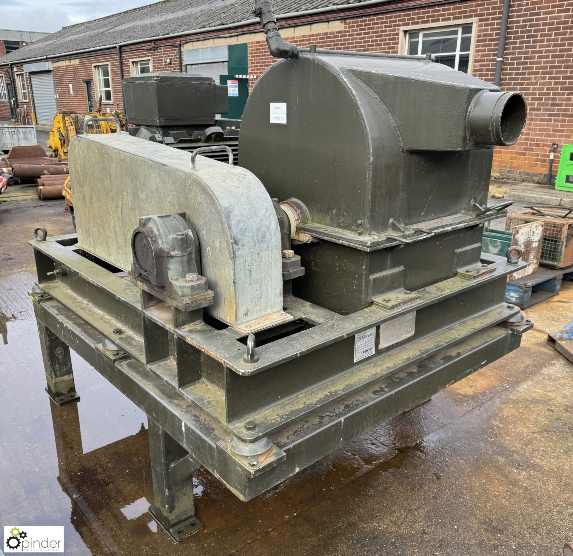 Rigtech frame mounted Mud Mill, tare weight 1300kg, with ABB 45kw motor (LOCATION: Nottingham – - Bild 4 aus 10