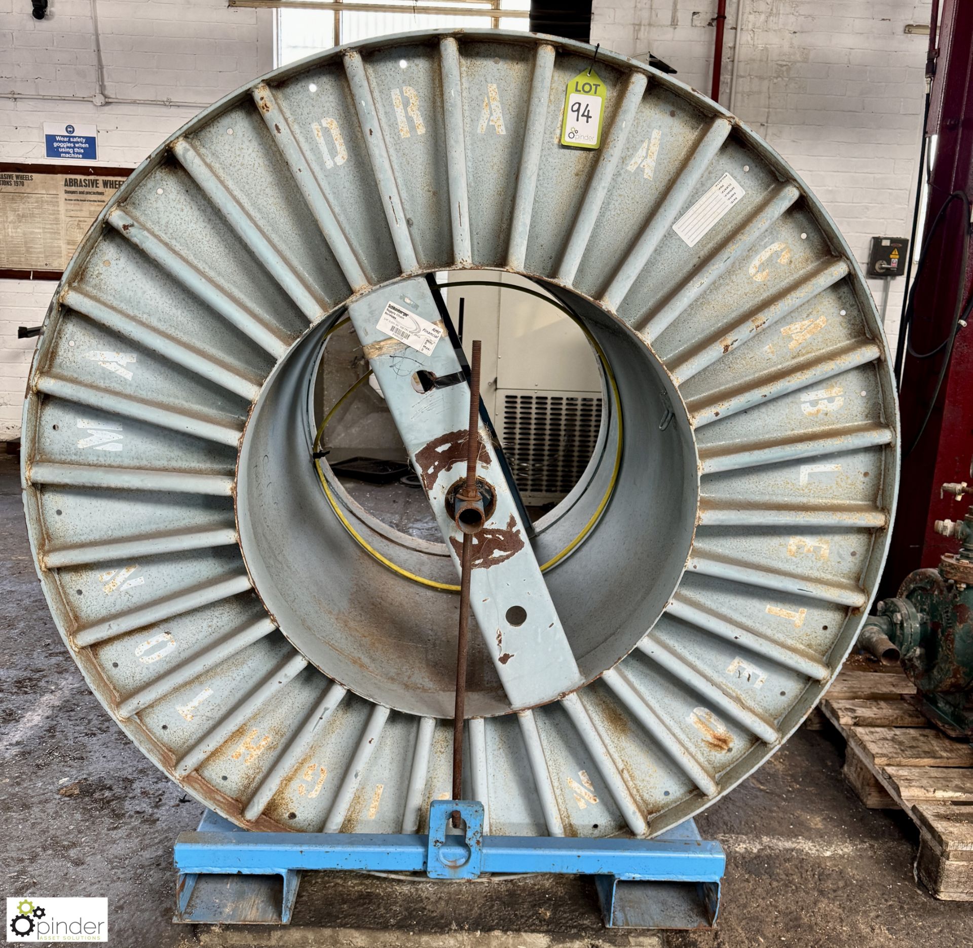 Part reel Schlumberger oil/gas field Cable (LOCATION: Nottingham – collection Monday 18 March and - Image 2 of 7