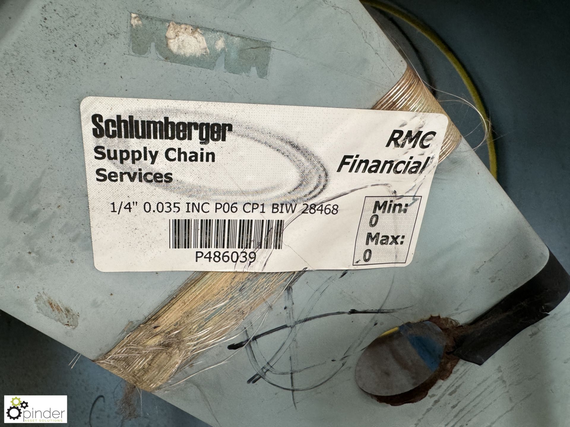 Part reel Schlumberger oil/gas field Cable (LOCATION: Nottingham – collection Monday 18 March and - Image 6 of 7