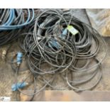 Quantity 240volt 32amp Cable, with plugs (LOCATION: Nottingham – collection Monday 18 March and