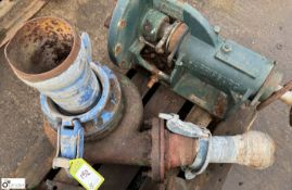 Pump with pipe connectors (LOCATION: Nottingham – collection Monday 18 March and Tuesday 19 March by