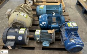 6 various Motors, up to 11kw (LOCATION: Carlisle – collection Tuesday 19 March and Wednesday 20