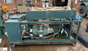 Frame mounted Power Pack with 2 Marathon 40HP motor (LOCATION: Nottingham – collection Monday 18