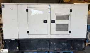 FG Wilson XD100 P4 skid mounted Generator, 100kva, 3 x 415volts outlets, 3 x 240volts outlets, Leroy