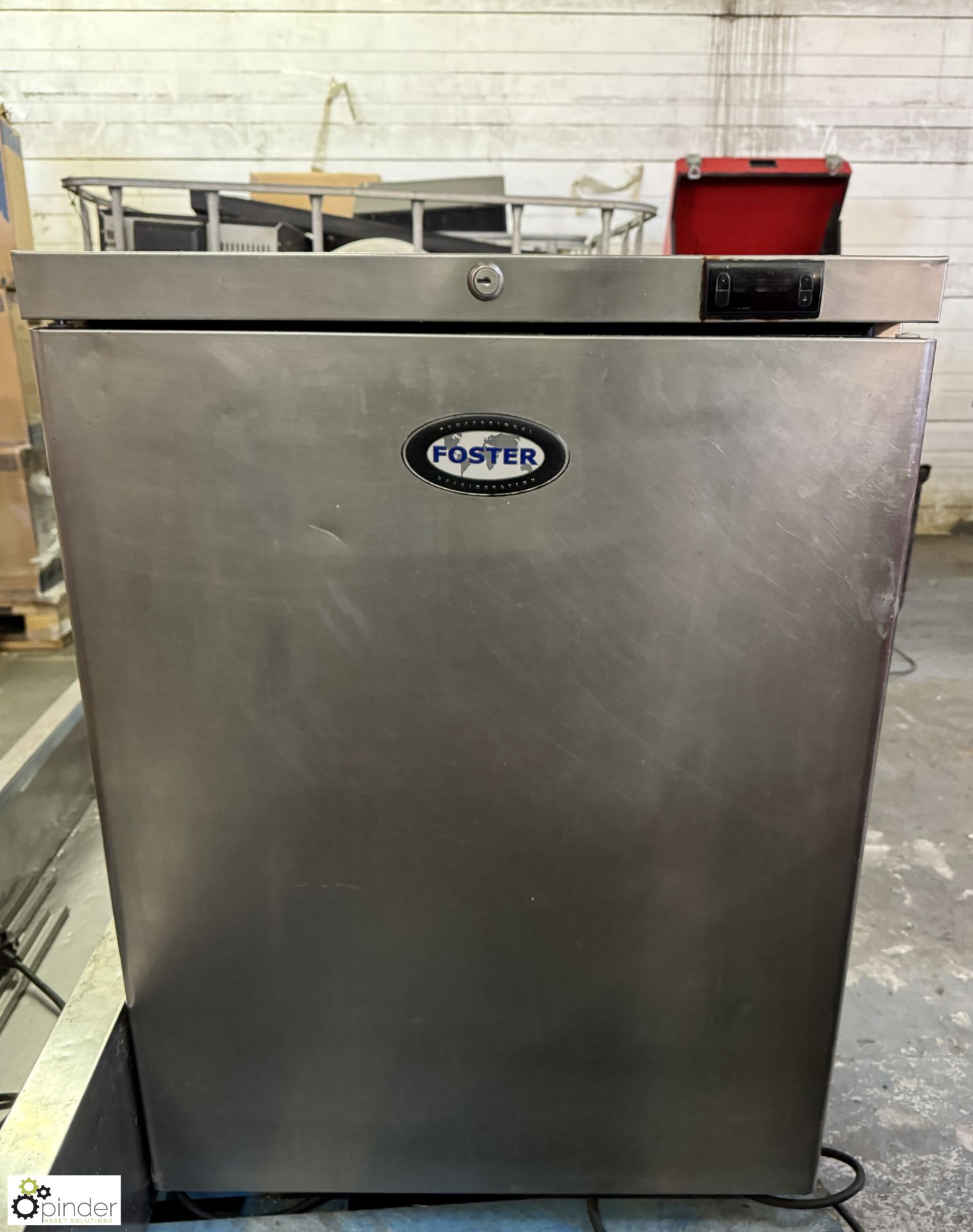 Foster stainless steel Commercial undercounter Fridge and Tefcold Ingredients Chiller (LOCATION: - Bild 2 aus 4