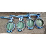 4 10in Danfoss Socla Gate Valves, unused