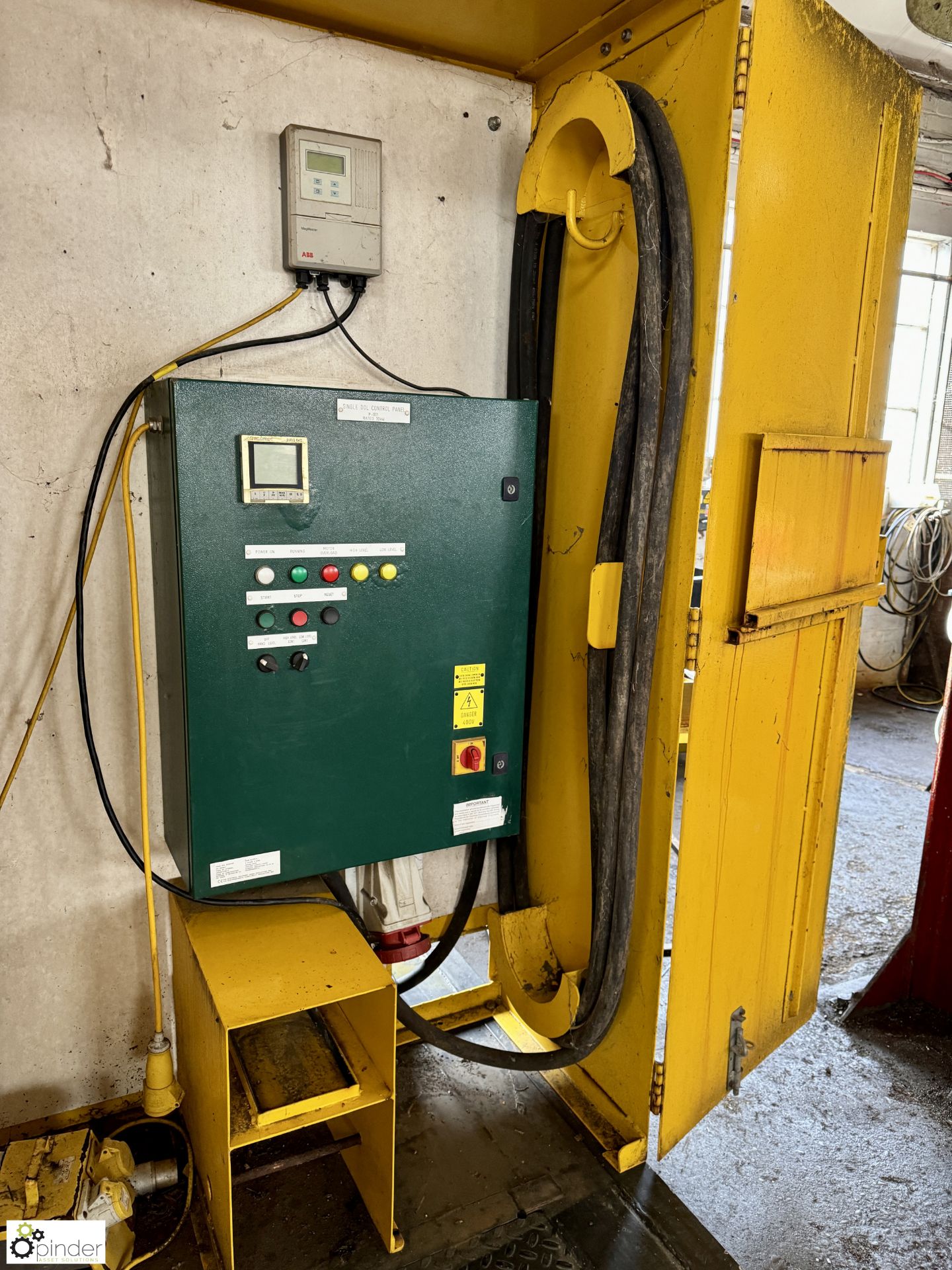 Cema 30kw DOL Starter, 30kw with ABB Mag Master electro magnetic flow meter in secure steel - Image 8 of 12