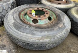 Double Coin 11.00R22 Wheel Rim with tyre (LOCATION: Nottingham – collection Monday 18 March and