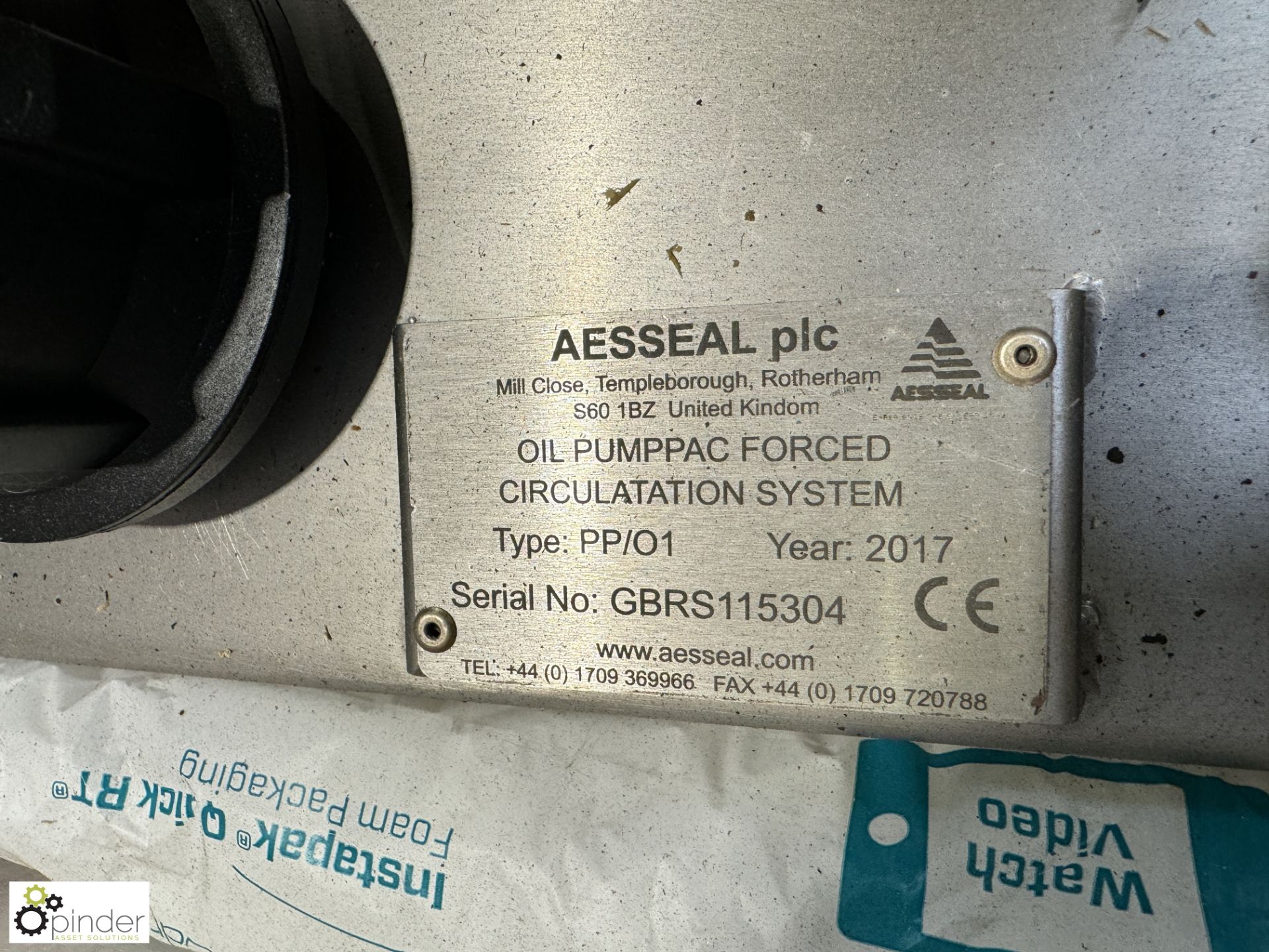 AE Seal PP/01 stainless steel hydraulic Oil Pump Pack, year 2017, unused with ABB frameproof - Image 3 of 8