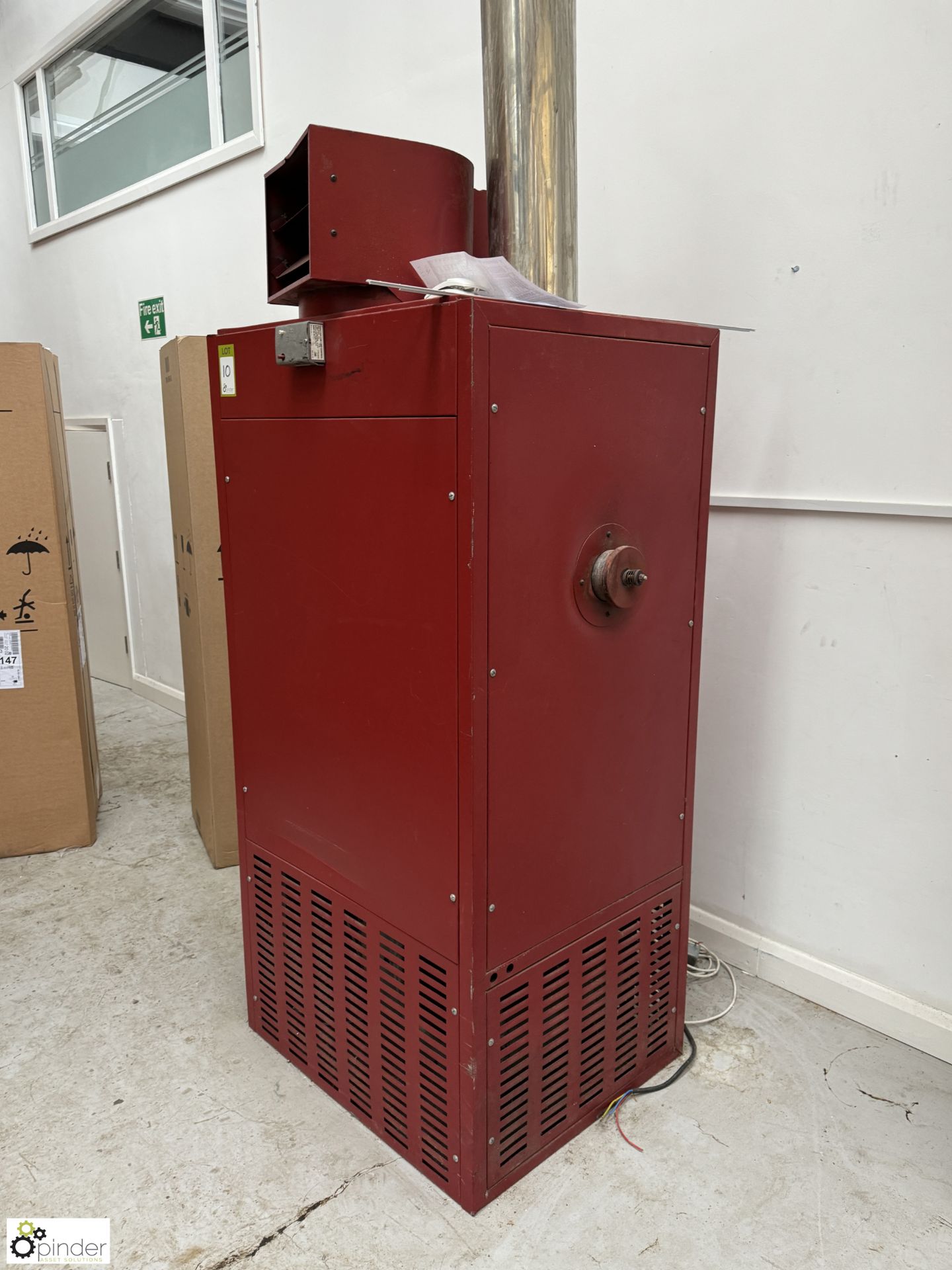 Combat 030 PGP gas fired floor standing Space Heater, burner Ecoflam BLU120, heat output 81.9kw, - Image 3 of 8