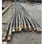 4 IVG Flexible Hoses, FH10-10bar, 4in, 12m long, with Anson FIG 206 union (knock up) (LOCATION: