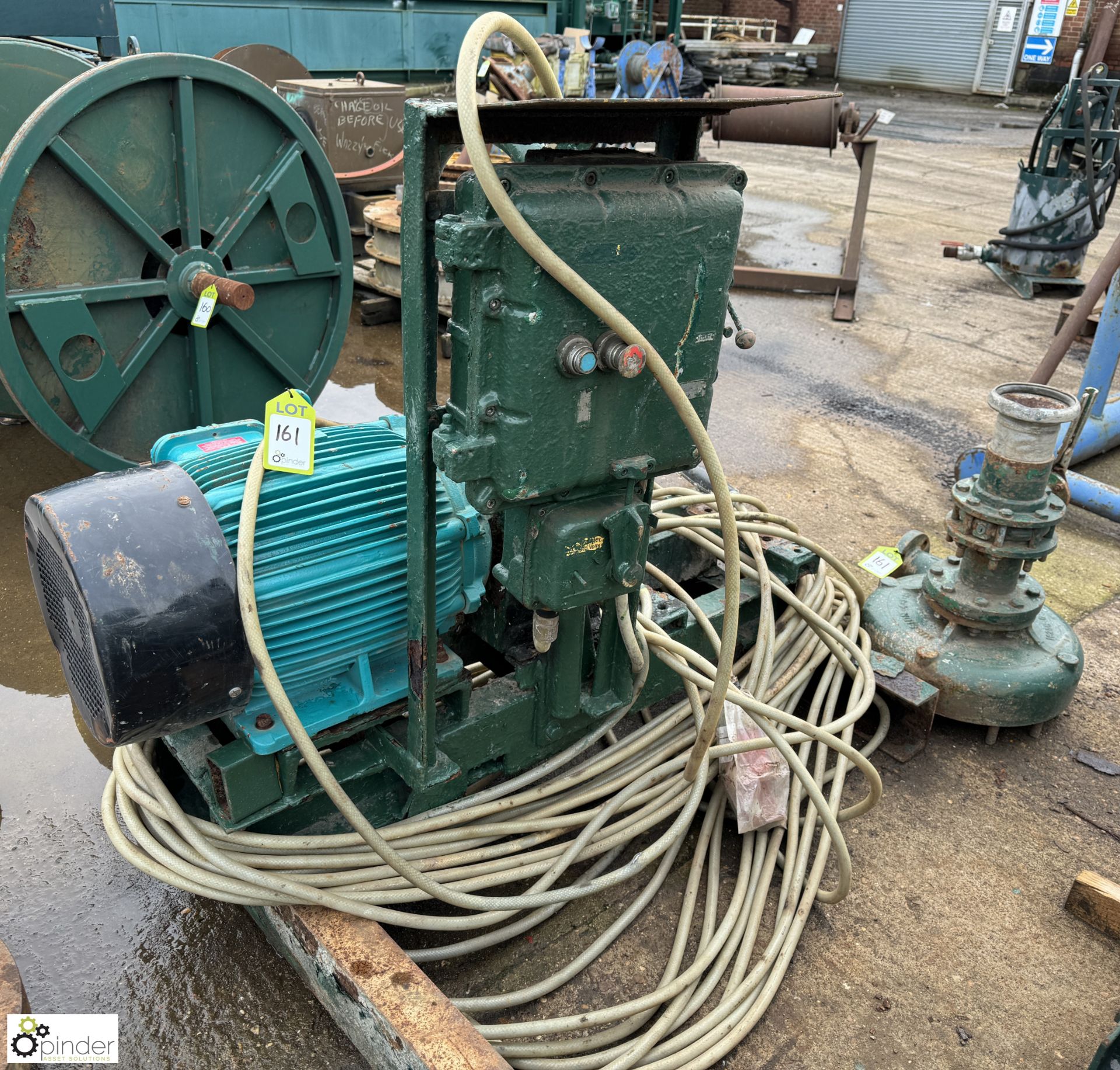 Pump Set with Mission pump and Brook Crompton W-EF180LM motor, 22kw (LOCATION: Nottingham – - Bild 8 aus 9