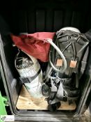 Sabre Breathing Apparatus Kit, comprising full face mask, 2 oxygen cylinders (both tested until June
