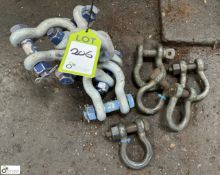 Quantity unused and used Shackles (LOCATION: Nottingham – collection Monday 18 March and Tuesday