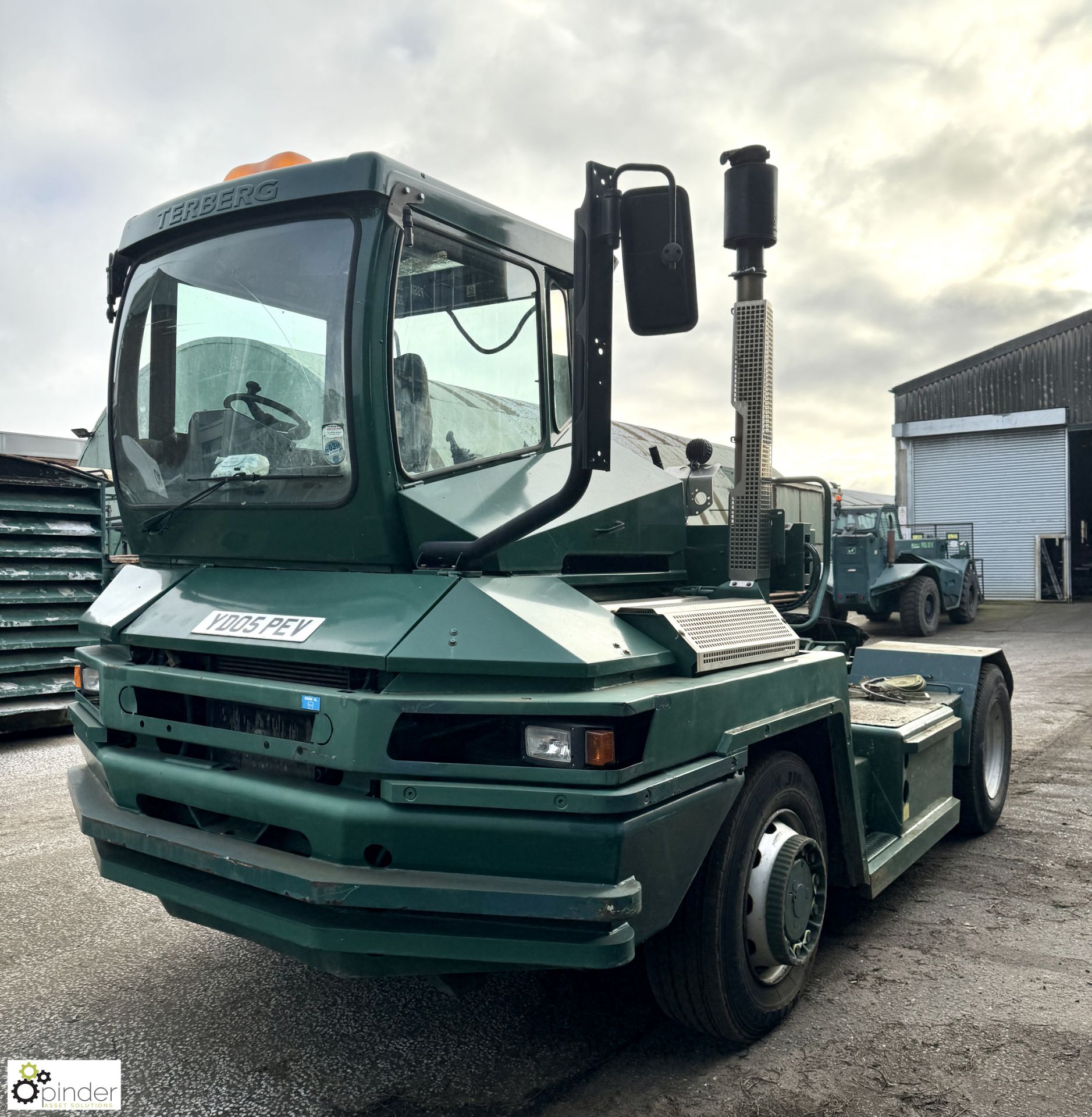 Terberg RORO Tractor Unit, registration YD05 PEV, date of registration 21 June 2005, date of