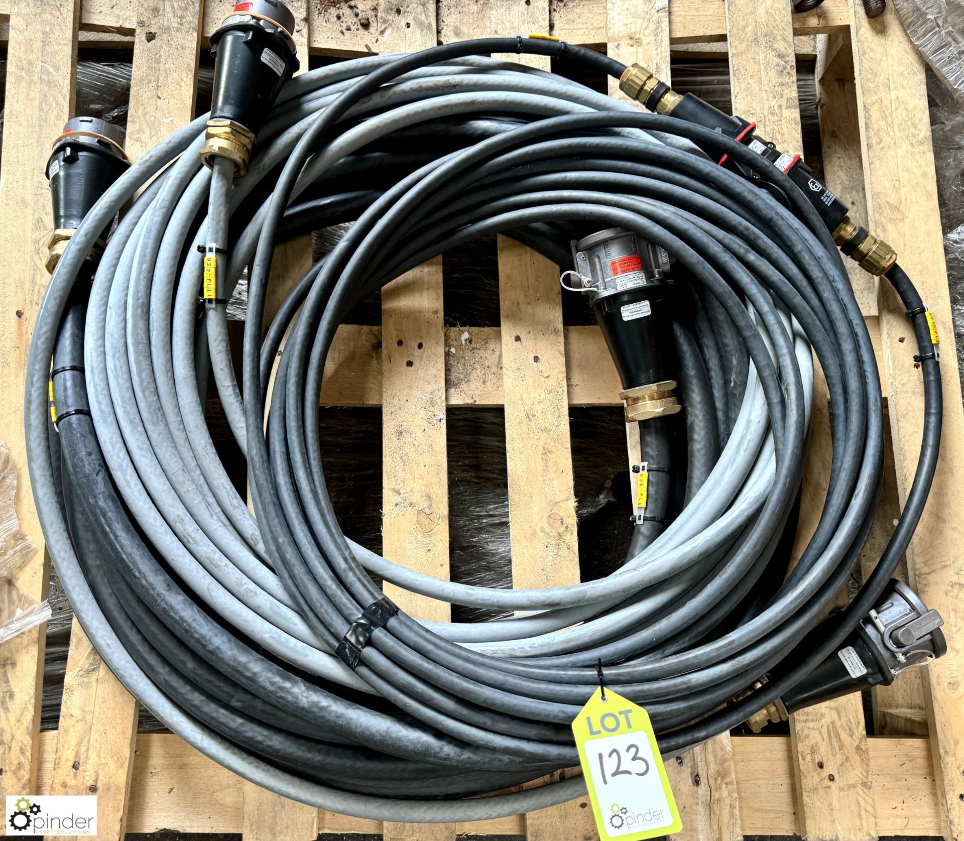 Quantity 415volt Cable, with plugs and fittings (LOCATION: Nottingham – collection Monday 18 March - Image 5 of 7