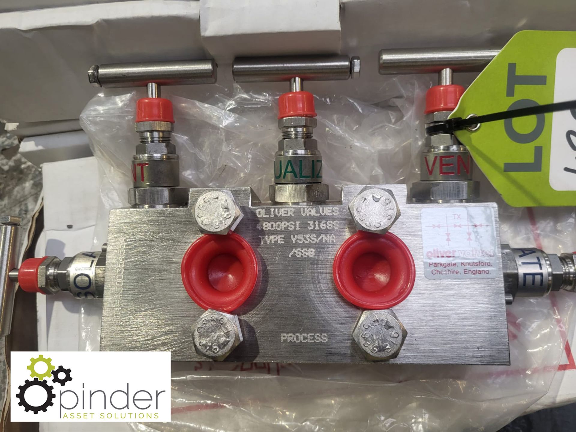 7 Oliver Valves type Y536-WA-SSB 4800PSI 316SS Valves, boxed and unused (LOCATION: Carlisle – - Bild 2 aus 3