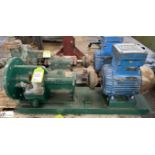 Pump Set comprising MCM pump and WEG 4kw electric motor (LOCATION: Nottingham – collection Monday 18