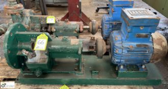 Pump Set comprising MCM pump and WEG 4kw electric motor (LOCATION: Nottingham – collection Monday 18