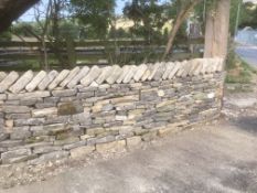 5 bulk bags Yorkshire Dry Stone Walling, each bag 1tonne, which approximately equates to 1m² of