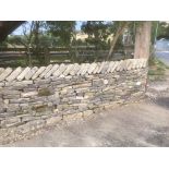 24 bulk bags Yorkshire Dry Stone Walling, each bag 1tonne, which approximately equates to 1m² of
