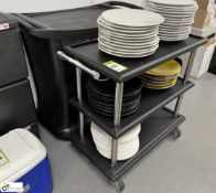 2 various Serving Trolleys (location in building – basement kitchen 2)