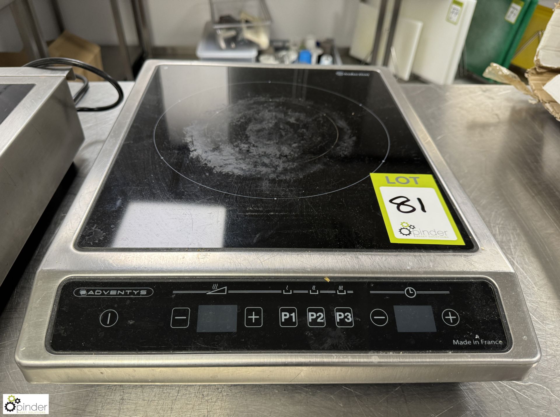 Adventys counter top Induction Hob, 240volts (location in building – basement kitchen 2) - Image 2 of 4