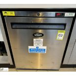 Foster HR150A stainless steel under counter Fridge, 240volts (location in building - level 11 main