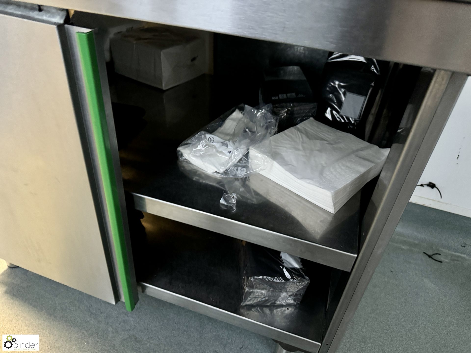 Zanussi stainless steel double door Heated Cabinet, 240volts, 1000mm x 700mm x 870mm (location in - Bild 2 aus 3