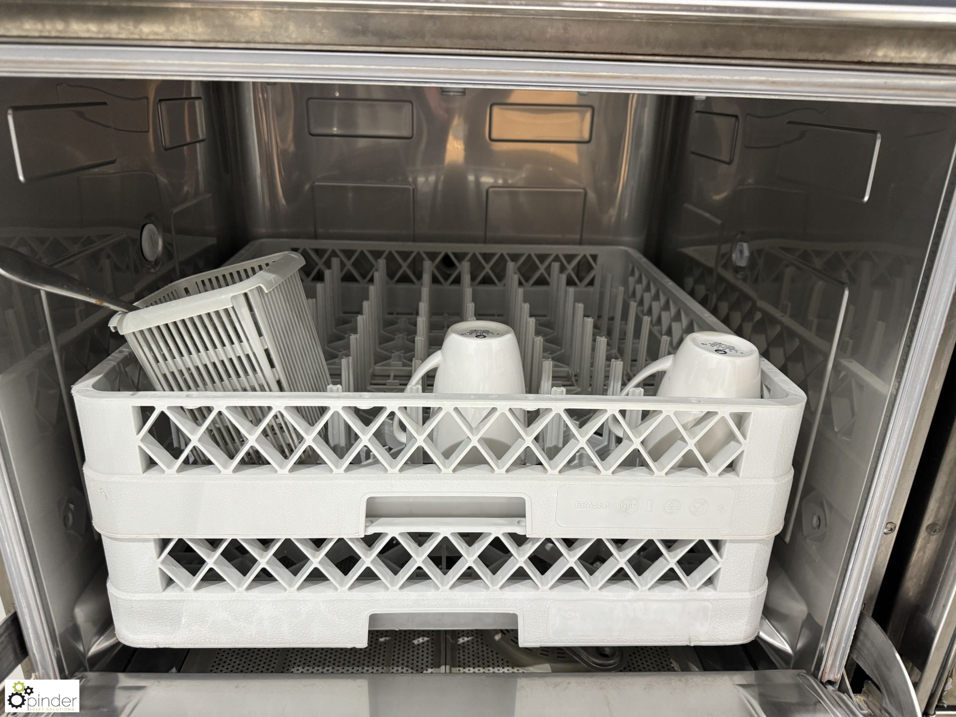 Maidaid D515 stainless steel under counter single tray Dishwasher, 240volts (location in - Image 2 of 3