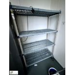 Metro Max mobile 4-shelf Rack, 1050mm x 450mm x 1700mm (location in building - level 23 kitchen)