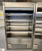 Foster stainless steel shutter front Chilled Food Display Unit, 1200mm x 780mm x 2000mm (location in