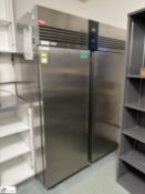 Foster Eco Pro GR EP1440H stainless steel mobile double door Fridge, 240volts, 1440mm x 820mm x