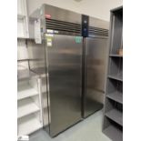 Foster Eco Pro GR EP1440H stainless steel mobile double door Fridge, 240volts, 1440mm x 820mm x