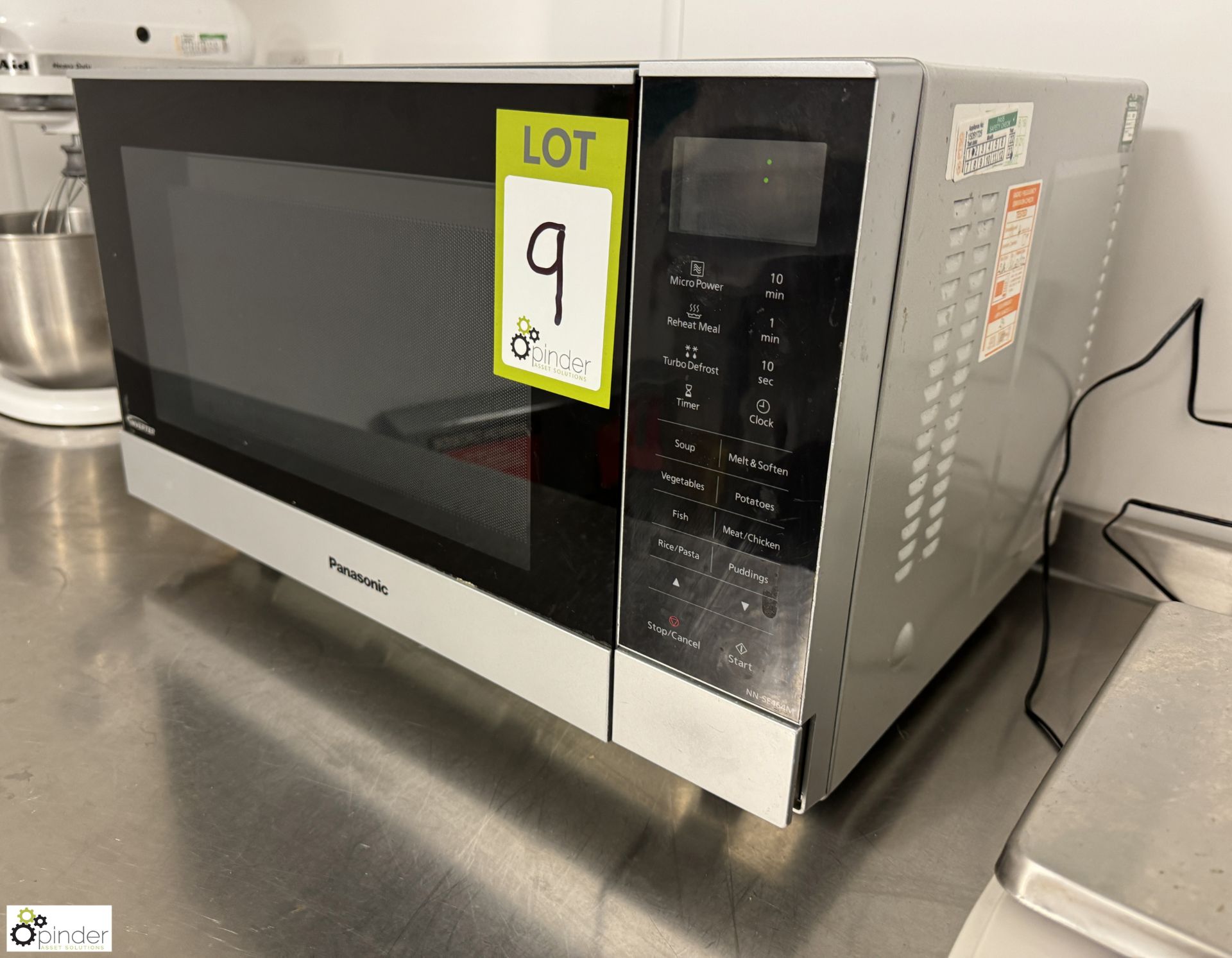 Panasonic NN-SF464M Microwave Oven, 240volts (location in building – basement kitchen 1) - Bild 2 aus 4