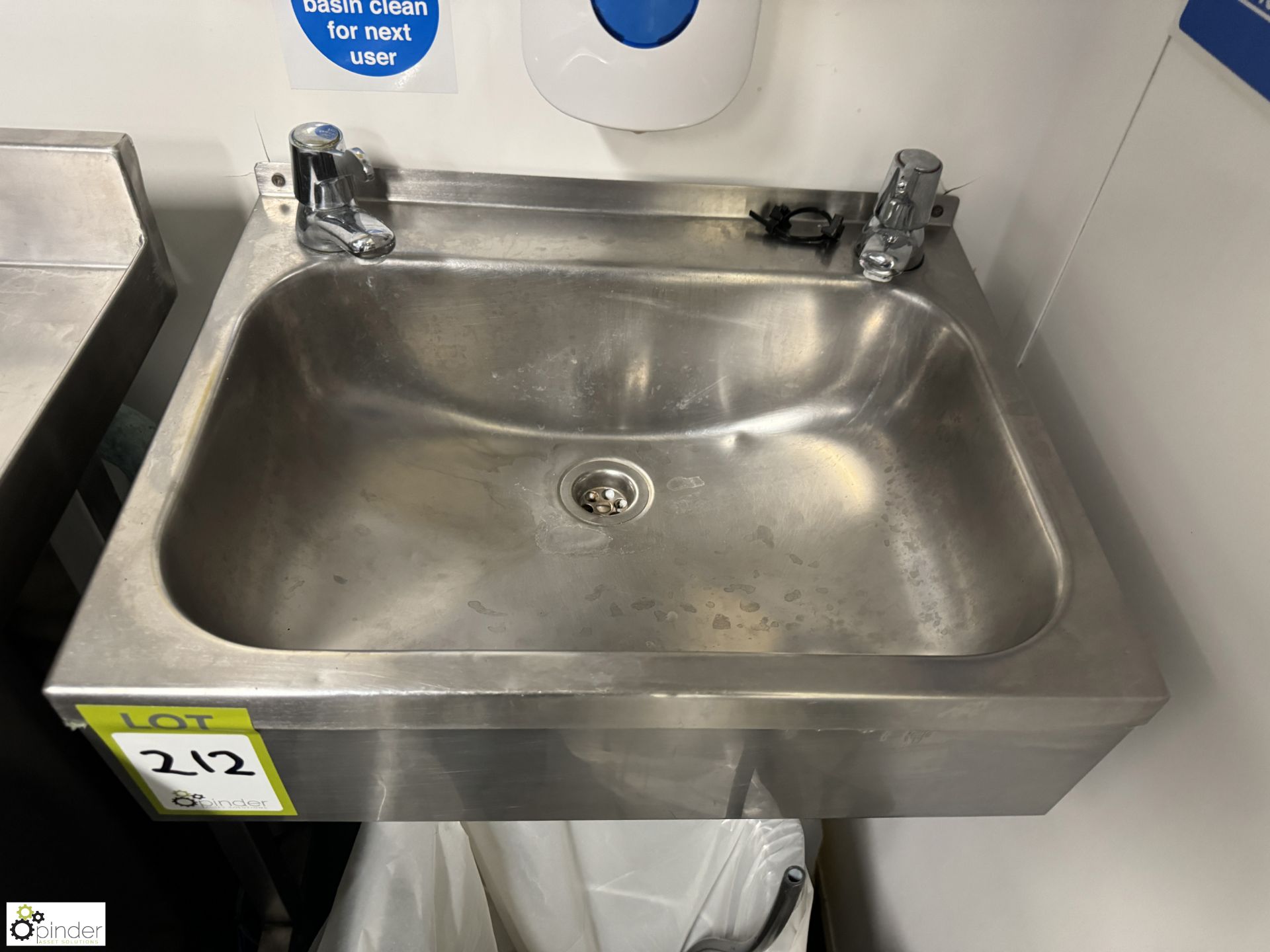 Stainless steel Hand Wash Basin, 450mm x 360mm (location in building - level 23 kitchen) - Image 2 of 3