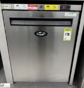 Foster stainless steel under counter Fridge, 240volts (location in building - level 11 café area)