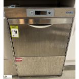 ClassEq stainless steel undercounter single tray Dishwasher, 240volts (location in building -