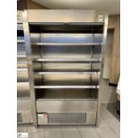 Foster stainless steel shutter front Chilled Display Unit, 240volts, 1200mm x 780mm x 2000mm (