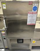 Foster BCC22-12 stainless steel mobile Blast Chiller/Freezer, 240volts, 750mm x 740mm x 1520mm (